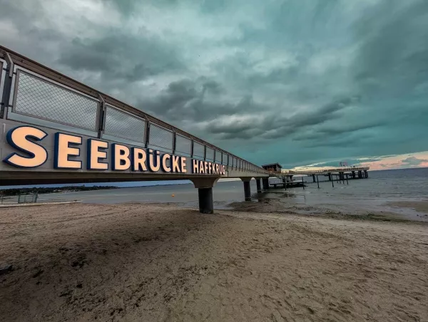 Neue Seebrücke in Haffkrug