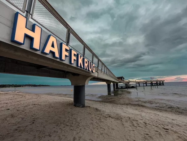 Neue Seebrücke in Haffkrug